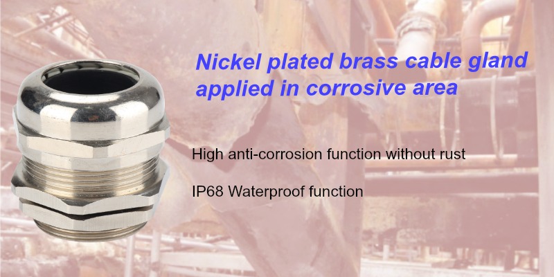 No corrosion was noted in nickel-plated brass, stainless steel and